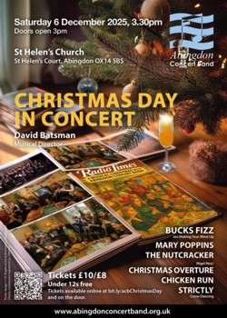 Abingdon Band concert ADMS concert 6th Dec