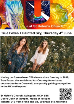 Music at the Unicorn at St Helen's June 4th
